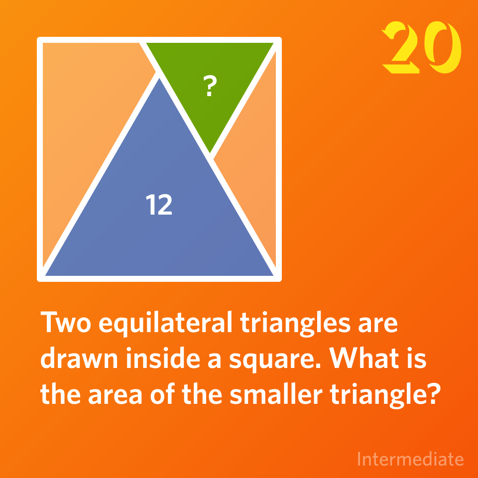 Puzzle 20 of 2018